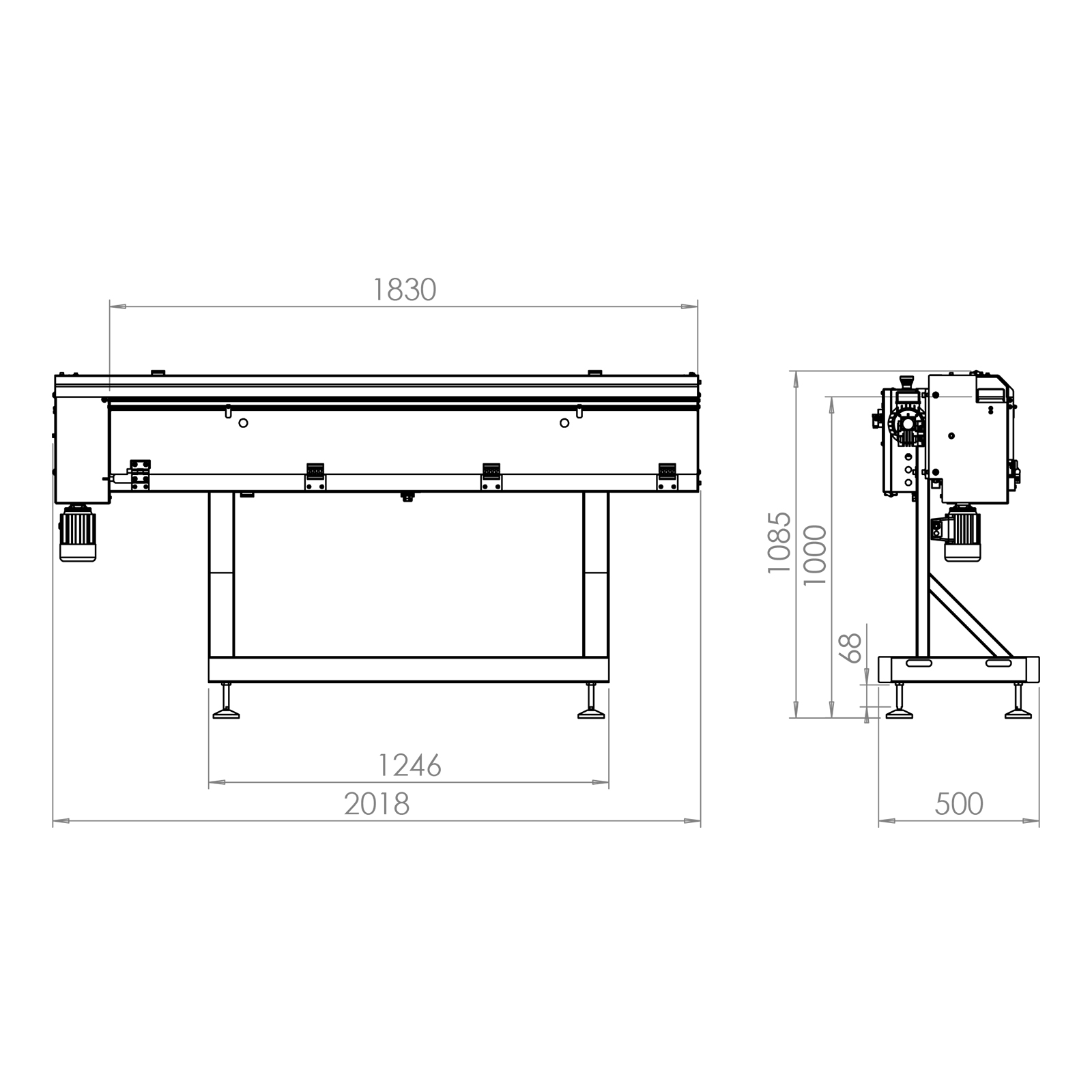 Galli HORIZON + GATE Печь сушильная для кожгалантереи, ремней и лент с раскладкой 1500 мм
